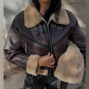 NWOT Double sided cropped jacket